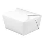 ARVESTA (DISPOSABLES) Take Out Bio Box, #1, White, 5" X 4.5" X 2.5", 300gsm, 50 Pack, 9/50/450