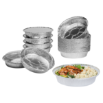 Take-out Container, 8", Aluminum Foil, (500/Case), Karat AF-CR08