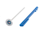 TAYLOR PRECISION PRODUCTS Dial Pocket Thermometer, 1", Blue, Stainless Steel, Taylor 6091-1