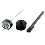 TAYLOR PRECISION PRODUCTS Digital Thermometer, 6.13", Black, Stainless Steel, Taylor 9840RB