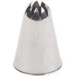 THERMOHAUSER OF AMERICA Piping Tip/Star, Stainless Steel, Closed Style, Thermohauser 30001.62541