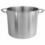 Thunder Group 32 Qt. Stainless Steel Stock Pot with Encapsulated Base and Welded Handles