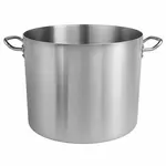Thunder Group 40 Qt. Stainless Steel Stock Pot with Encapsulated Base and Welded Handles