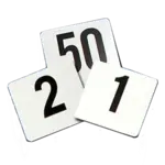Thunder Group PLTN4025 Table Numbers Cards