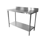 Thunder Group SLWT42472F4 Work Table,  63" - 72", Stainless Steel Top
