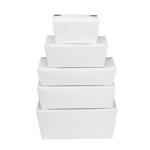 To-Go Container, 110 oz, White, Paper, (160/Case), Karat FP-FTG110W
