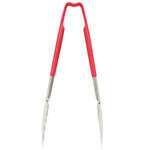 Tongs, 9-1/2", Red, Stainless Steel, (12/Case), Vollrath 4780940