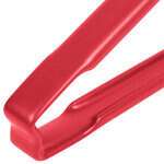 Tongs, 9-1/2", Red, Stainless Steel, (12/Case), Vollrath 4780940