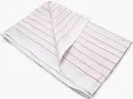 Ardous Trading TOWEL, glass 16" X 29", LINT-FREE, RED STRIPES, COTTON, PRICED BY EACH SOLD BY DOZEN