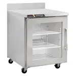 Traulsen CLUC-27R-GD-WTR Refrigerated Counter, Work Top