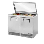 True TFP-48-18M-FGLID Refrigerated Counter, Mega Top Sandwich / Salad Un