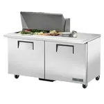 True TSSU-60-15M-B-HC Refrigerated Counter, Mega Top Sandwich / Salad Un