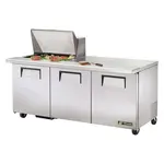 True TSSU-72-12M-B-HC Refrigerated Counter, Mega Top Sandwich / Salad Un
