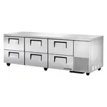 True TUC-93D-6-HC Refrigerator, Undercounter, Reach-In