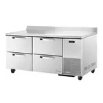 True TWT-67D-4-HC~SPEC3 Refrigerated Counter, Work Top