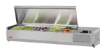 Turbo Air CTST-1200-N Refrigerated Countertop Pan Rail