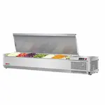 Turbo Air CTST-1500-N Refrigerated Countertop Pan Rail