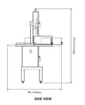 Turbo Air GBS-450S Meat Bone Saw, Electric