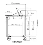 Turbo Air JST-48-N Refrigerated Counter, Sandwich / Salad Unit