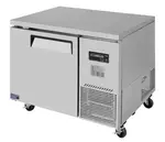 Turbo Air JUR-44D-N Refrigerator, Undercounter, Reach-In