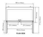 Turbo Air MUF-60-N Freezer, Undercounter, Reach-In