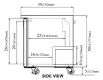 Turbo Air MUF-60-N Freezer, Undercounter, Reach-In