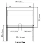 Turbo Air MUR-36-N6 Refrigerator, Undercounter, Reach-In