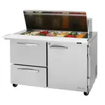 Turbo Air PST-48-18-D2R(L)-N Refrigerated Counter, Mega Top Sandwich / Salad Un