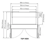 Turbo Air PST-60-24-N Refrigerated Counter, Mega Top Sandwich / Salad Un