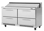 Turbo Air PST-60-D4-FB-N Refrigerated Counter, Sandwich / Salad Unit