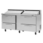 Turbo Air PST-72-D4-N Refrigerated Counter, Sandwich / Salad Unit