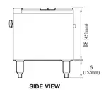 Turbo Air TASP-18 Range, Stock Pot, Gas