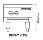 Turbo Air TASP-18S Range, Stock Pot, Gas