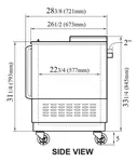 Turbo Air TBC-24SB-N6 Bottle Cooler