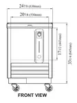 Turbo Air TBC-24SB-N6 Bottle Cooler