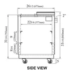 Turbo Air TBC-36SD-GF-N Glass Froster