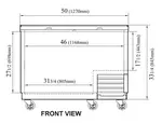 Turbo Air TBC-50SD-GF-N Glass Froster