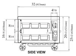 Turbo Air TCBE-36SDR-N6 Equipment Stand, Refrigerated Base