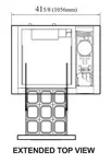 Turbo Air TCBE-36SDR-N6 Equipment Stand, Refrigerated Base