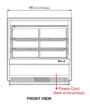 Turbo Air TCDD-48H-W(B)-N Display Case, Refrigerated Deli