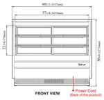 Turbo Air TCGB-60-W(B)-N Display Case, Refrigerated Bakery