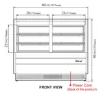 Turbo Air TCGB-60CO-W(B)-N Display Case, Refrigerated Bakery