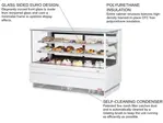 Turbo Air TCGB-60UF-W(B)-N Display Case, Refrigerated