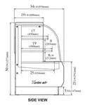 Turbo Air TCGB-72-W(B)-N Display Case, Refrigerated Bakery