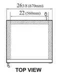 Turbo Air TGF-15SD-N Freezer, Merchandiser