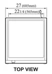 Turbo Air TGF-23SDH-N Freezer, Merchandiser