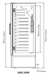 Turbo Air TGM-11RV-N6 Refrigerator, Merchandiser