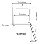 Turbo Air TGM-14RV-N6 Refrigerator, Merchandiser