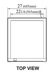 Turbo Air TGM-23SDH-N6 Refrigerator, Merchandiser