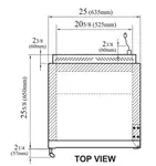 Turbo Air TGM-7SD-N6 Refrigerator, Merchandiser, Countertop